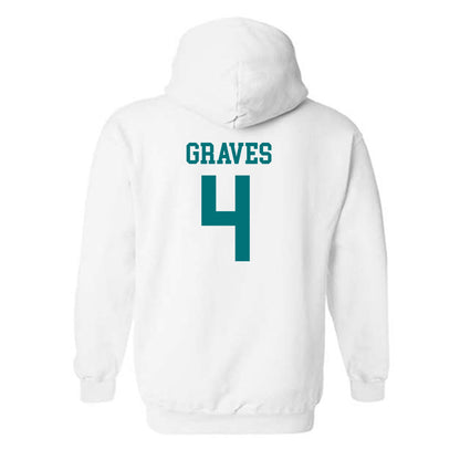 Coastal Carolina - NCAA Football : Bryson Graves - Classic Shersey Hooded Sweatshirt-1