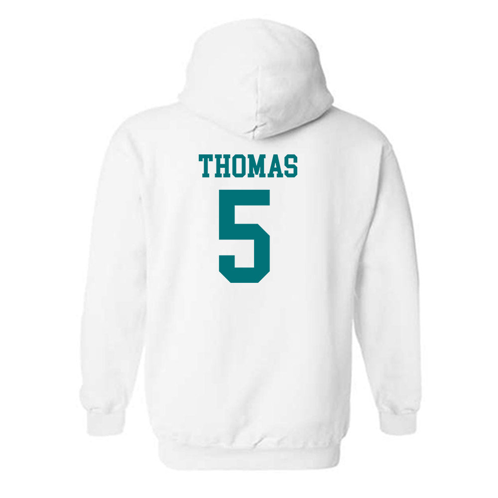 Coastal Carolina - NCAA Football : Dante Thomas - Classic Shersey Hooded Sweatshirt-1