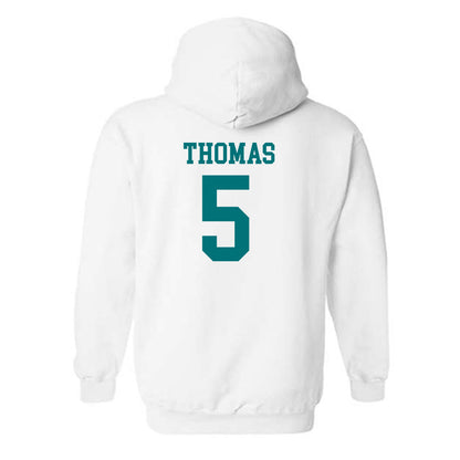 Coastal Carolina - NCAA Football : Dante Thomas - Classic Shersey Hooded Sweatshirt-1