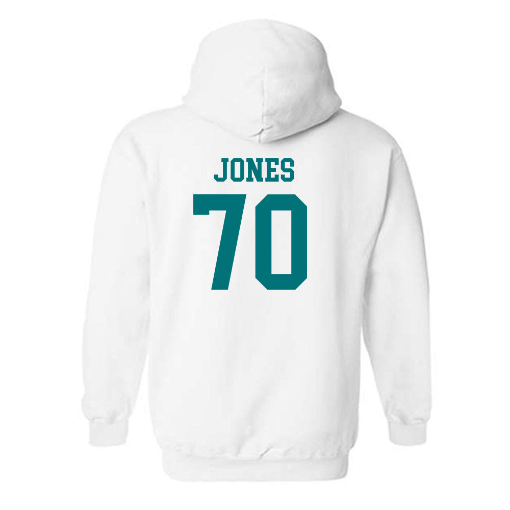 Coastal Carolina - NCAA Football : Daniel Jones - Classic Shersey Hooded Sweatshirt-1