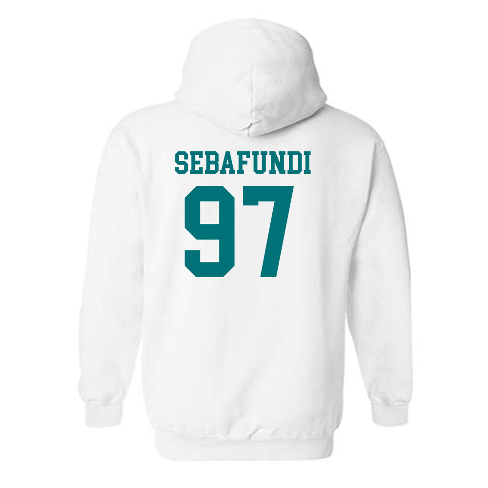 Coastal Carolina - NCAA Football : Emile Sebafundi - Classic Shersey Hooded Sweatshirt-1