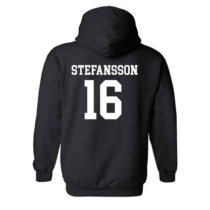 Coastal Carolina - NCAA Men's Soccer : Gudjon Stefansson - Classic Shersey Hooded Sweatshirt-1