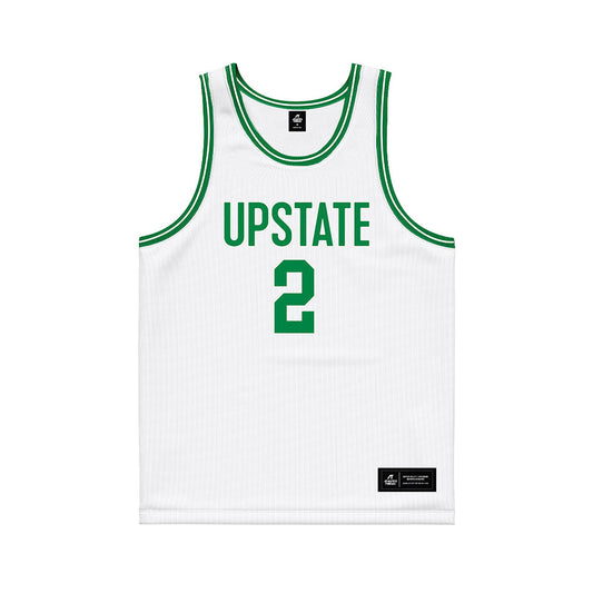 USC Upstate - NCAA Women's Basketball : Macy Wike - White Basketball Jersey-0