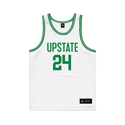 USC Upstate - NCAA Women's Basketball : Jessalyn Troy - White Basketball Jersey-0