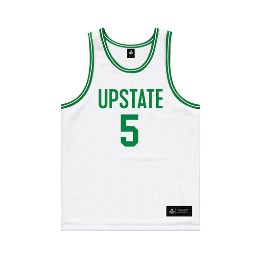 USC Upstate - NCAA Women's Basketball : Lexi Castator - White Basketball Jersey-0