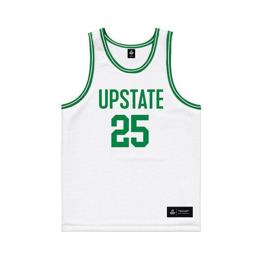 USC Upstate - NCAA Women's Basketball : Cassie Gallagher - White Basketball Jersey-0