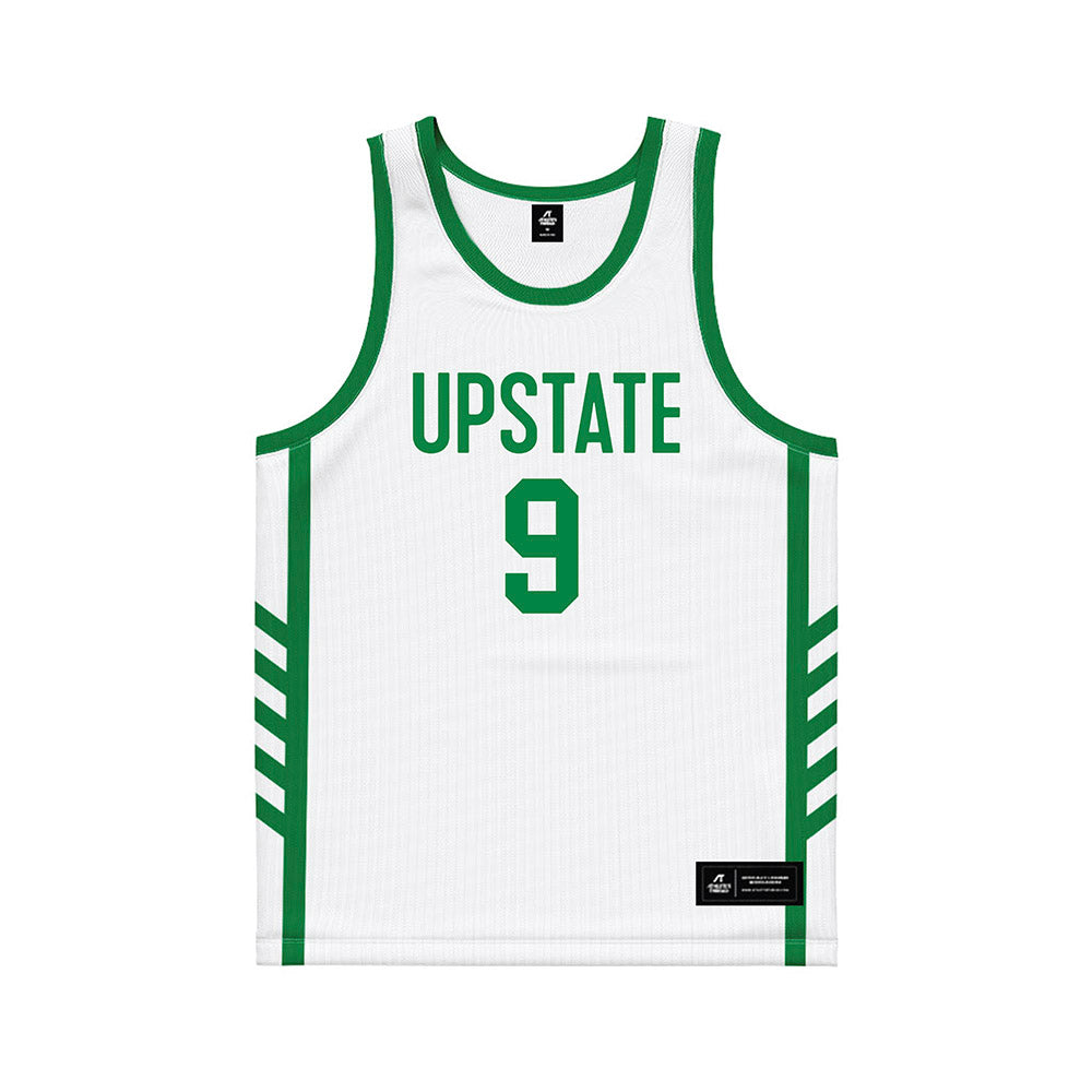 USC Upstate - NCAA Men's Basketball : Mason Bendinger - White Basketball Jersey-0
