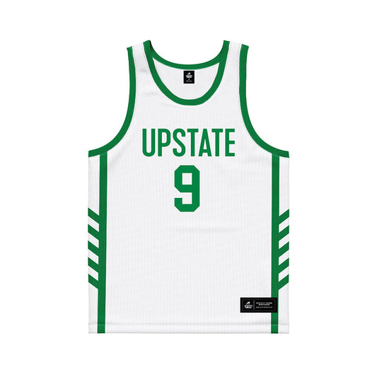 USC Upstate - NCAA Men's Basketball : Mason Bendinger - White Basketball Jersey-0