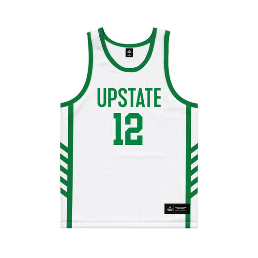 USC Upstate - NCAA Men's Basketball : Jafeth Martinez - White Basketball Jersey-0