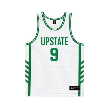 USC Upstate - NCAA Men's Basketball : Mason Bendinger - White Basketball Jersey-1