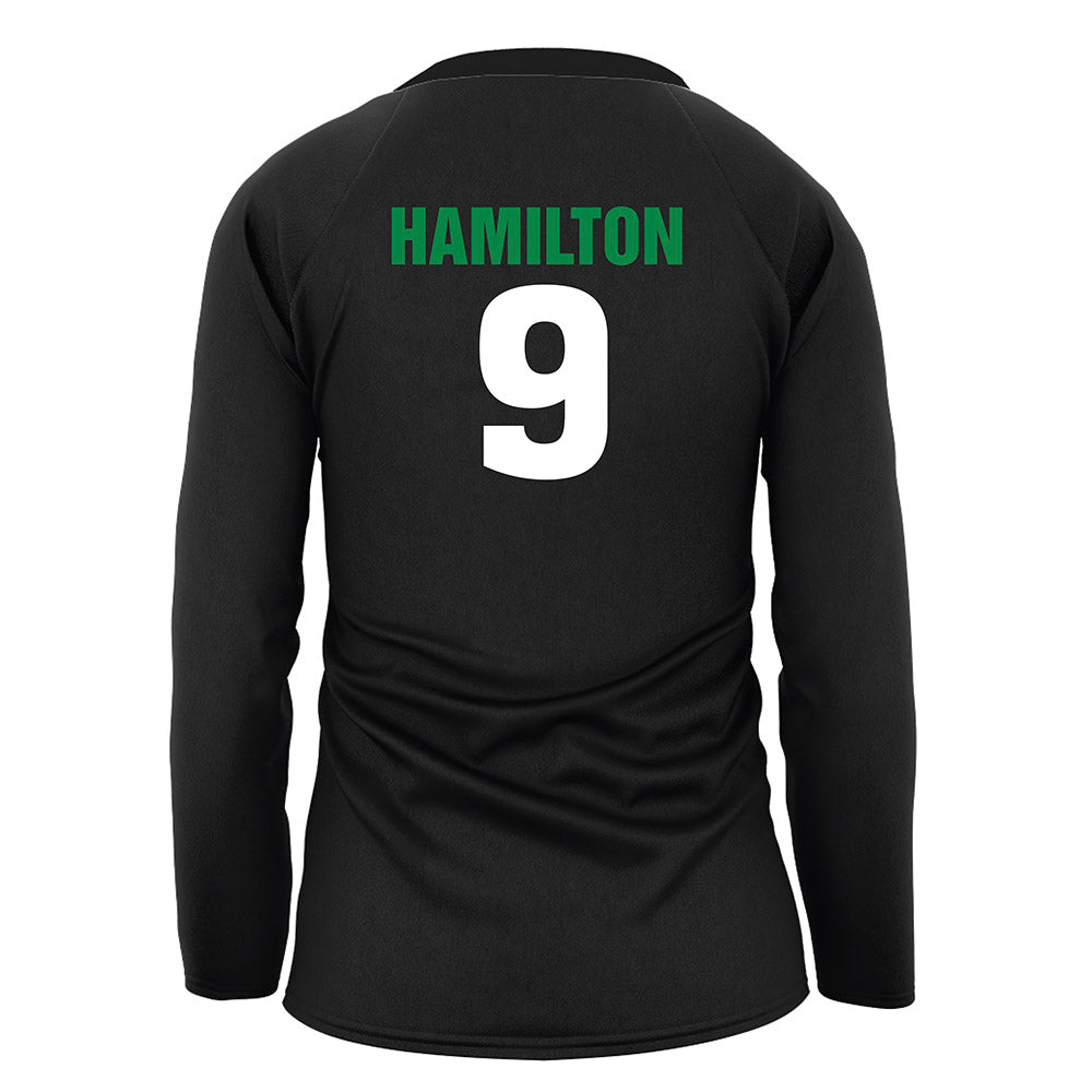 USC Upstate - NCAA Women's Volleyball : Cora Hamilton - Black Volleyball Jersey-1