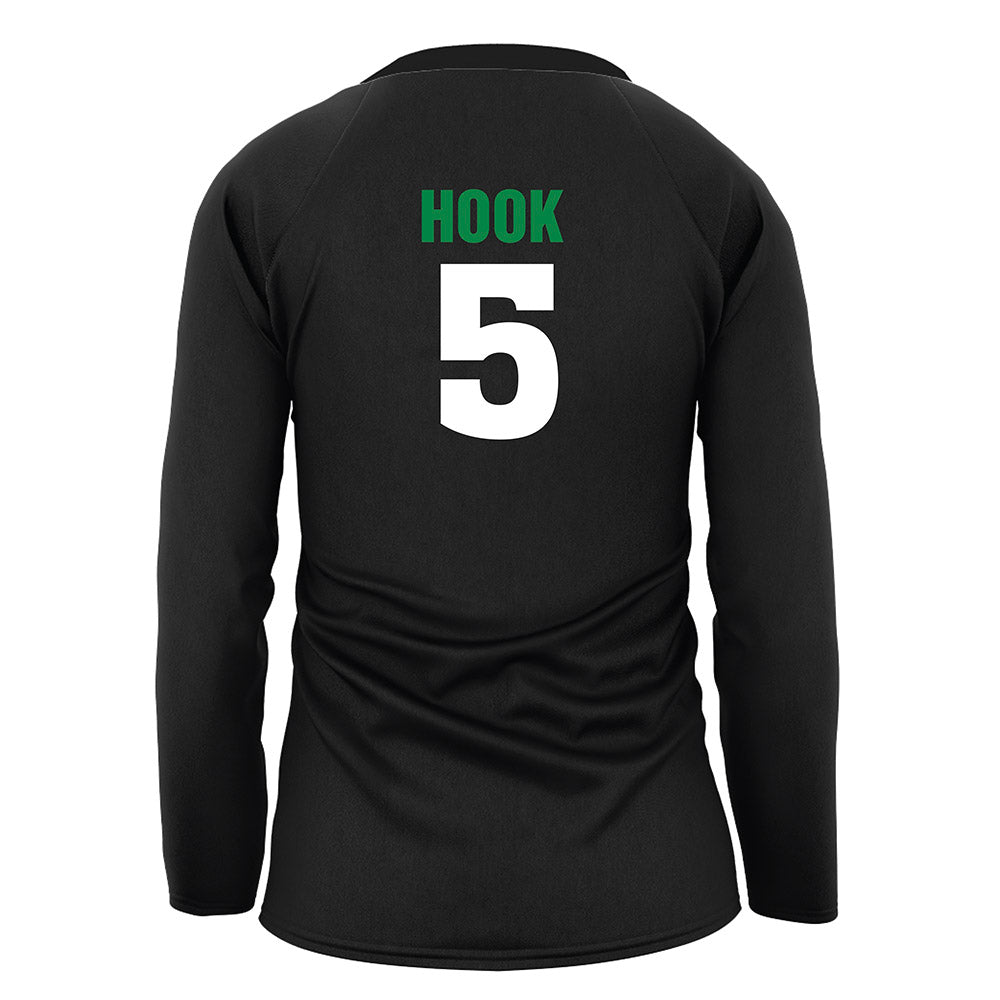 USC Upstate - NCAA Women's Volleyball : Alyssa Hook - Black Volleyball Jersey-1