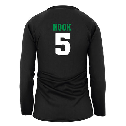USC Upstate - NCAA Women's Volleyball : Alyssa Hook - Black Volleyball Jersey-1