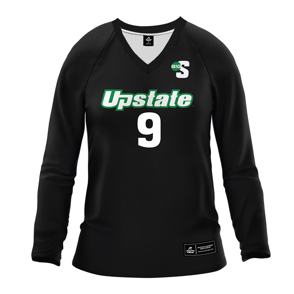 USC Upstate - NCAA Women's Volleyball : Cora Hamilton - Black Volleyball Jersey-0