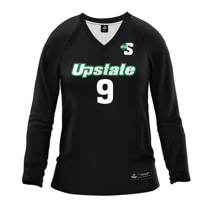 USC Upstate - NCAA Women's Volleyball : Cora Hamilton - Black Volleyball Jersey-0