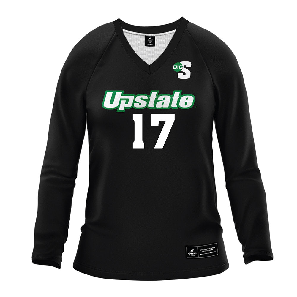 USC Upstate - NCAA Women's Volleyball : Kennedy Lauck - Black Volleyball Jersey