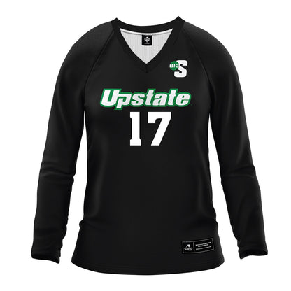 USC Upstate - NCAA Women's Volleyball : Kennedy Lauck - Black Volleyball Jersey