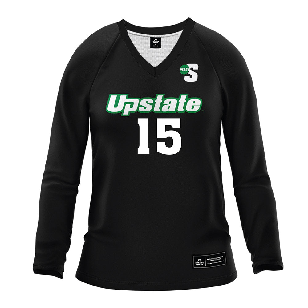 USC Upstate - NCAA Women's Volleyball : Caroline Cleveland - Black Volleyball Jersey