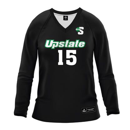 USC Upstate - NCAA Women's Volleyball : Caroline Cleveland - Black Volleyball Jersey