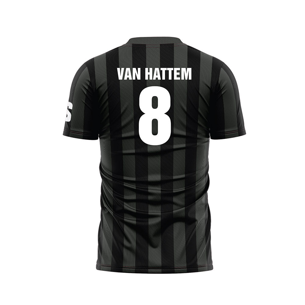 USC Upstate - NCAA Men's Soccer : Xibbe van Hattem - Black Soccer Jersey-1