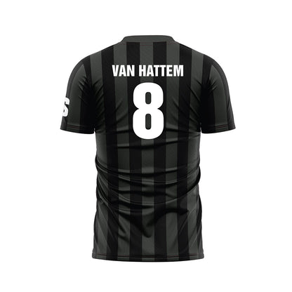 USC Upstate - NCAA Men's Soccer : Xibbe van Hattem - Black Soccer Jersey-1