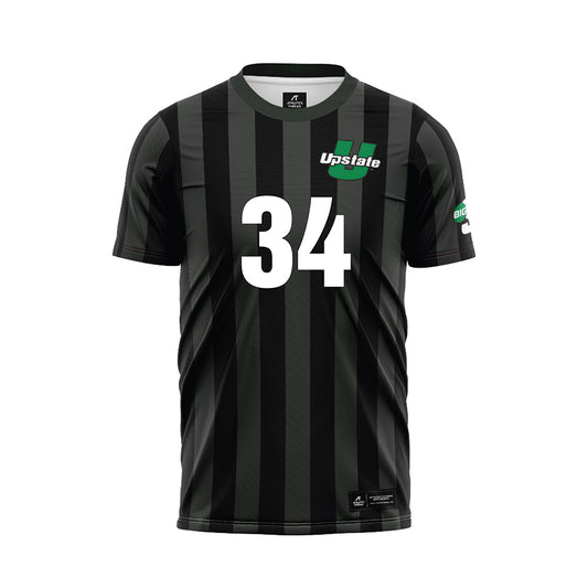 USC Upstate - NCAA Men's Soccer : Aiden Gummer - Black Soccer Jersey-0
