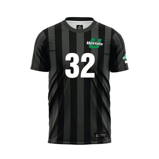 USC Upstate - NCAA Men's Soccer : Pedro Macias - Black Soccer Jersey-0
