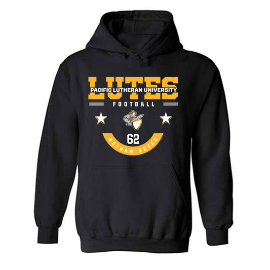 PLU - NCAA Football : Nathan Boyce - Classic Fashion Shersey Hooded Sweatshirt-0