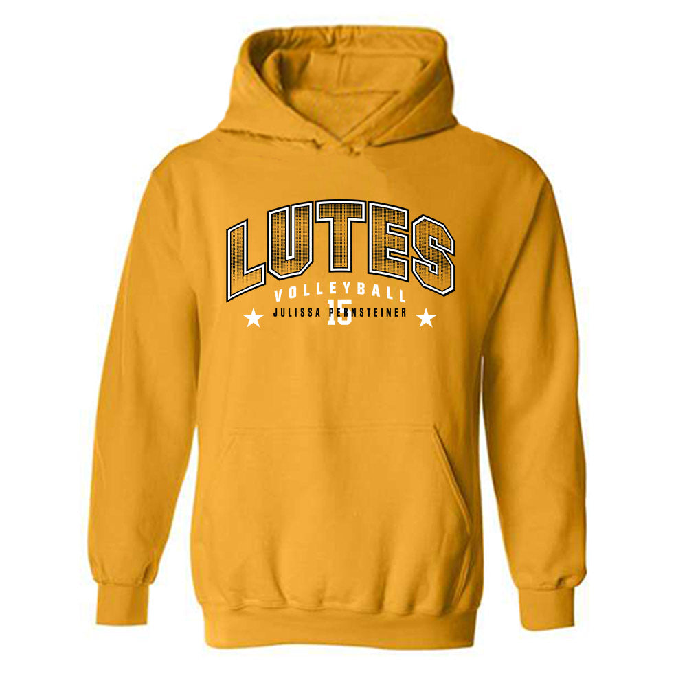 PLU - NCAA Women's Volleyball : Julissa Pernsteiner - Classic Fashion Shersey Hooded Sweatshirt