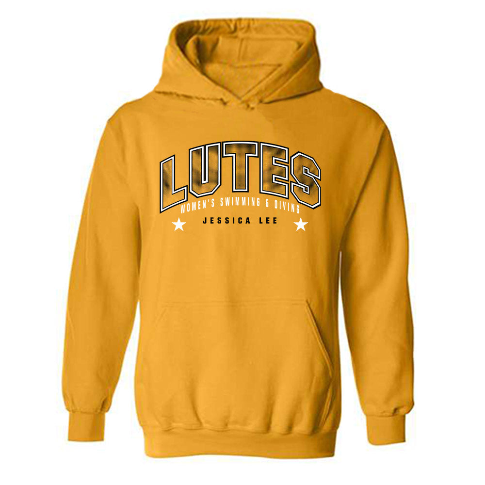PLU - NCAA Women's Swimming & Diving : Jessica Lee - Classic Fashion Shersey Hooded Sweatshirt