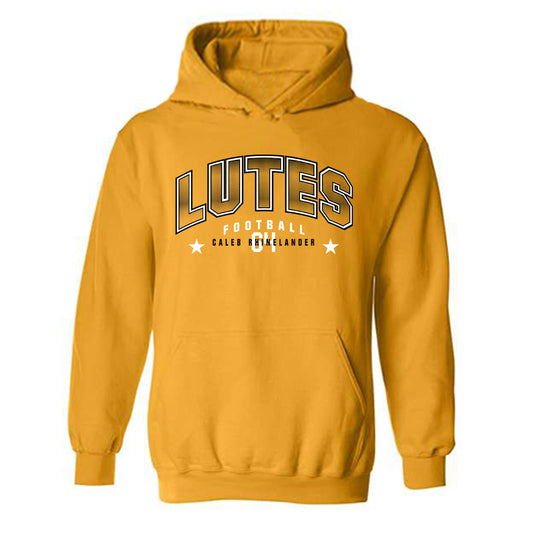 PLU - NCAA Football : Caleb Rhinelander - Classic Fashion Shersey Hooded Sweatshirt