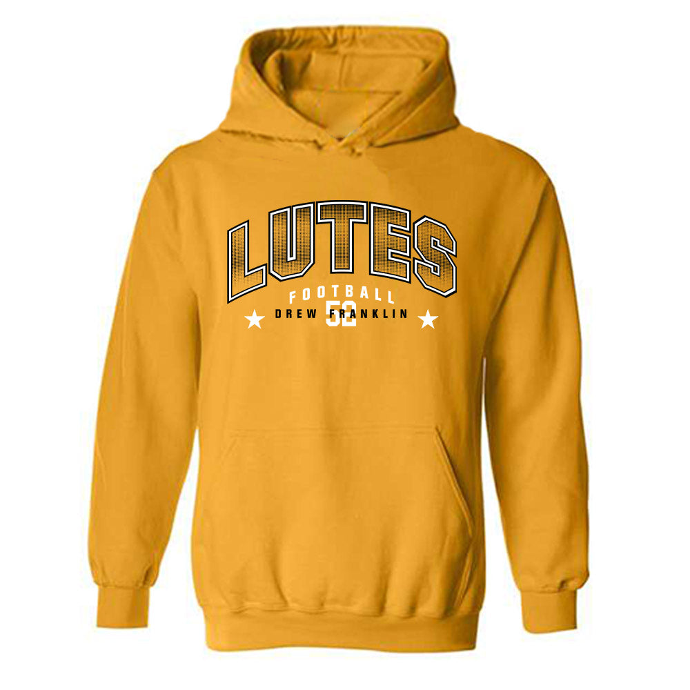 PLU - NCAA Football : Drew Franklin - Classic Fashion Shersey Hooded Sweatshirt-0