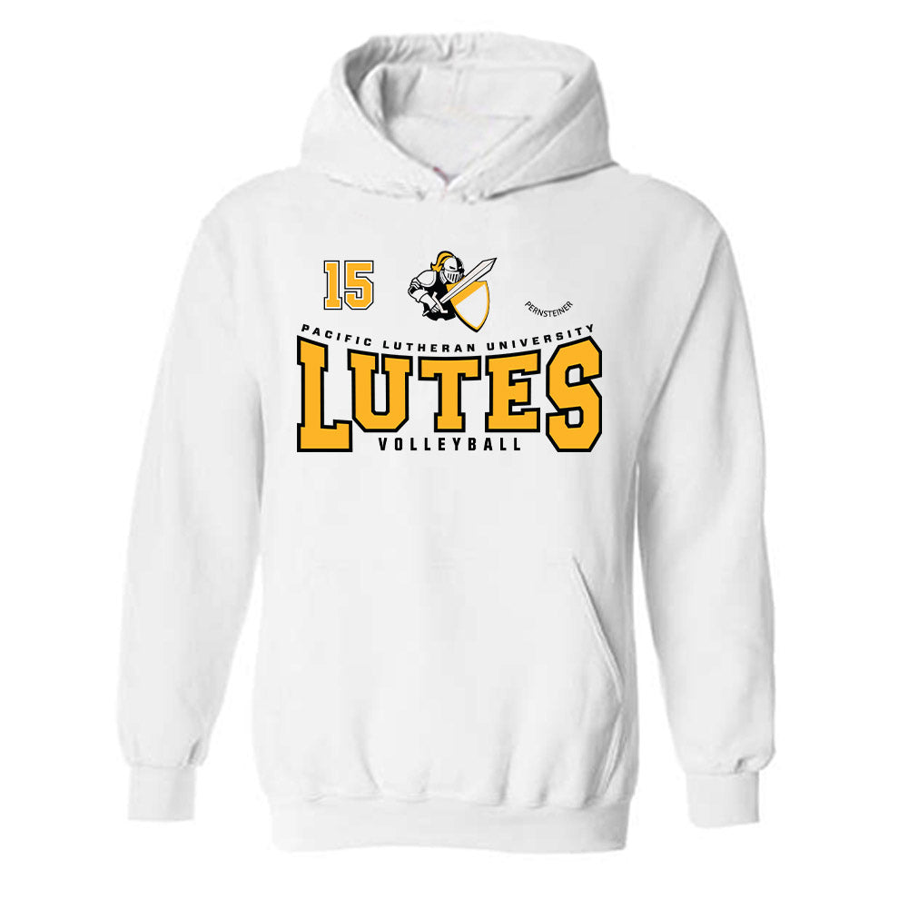 PLU - NCAA Women's Volleyball : Julissa Pernsteiner - Classic Fashion Shersey Hooded Sweatshirt