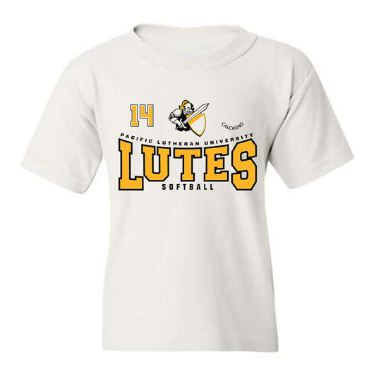 PLU - NCAA Softball : Morgan Calcagno - Classic Fashion Shersey Youth T-Shirt