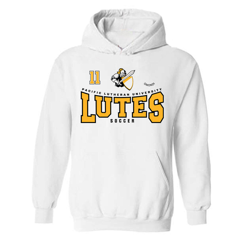 PLU - NCAA Men's Soccer : Alvin Omondi - Classic Fashion Shersey Hooded Sweatshirt-0