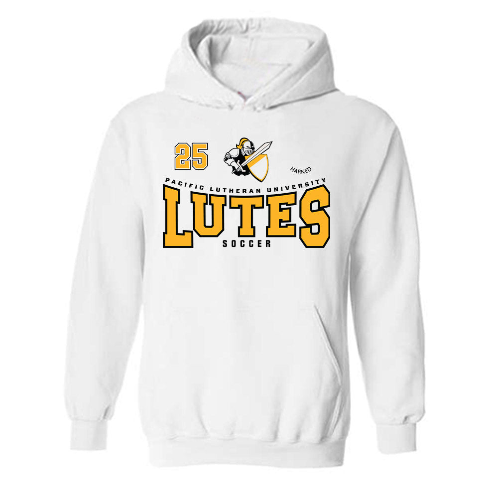 PLU - NCAA Men's Soccer : Owen Harned - Classic Fashion Shersey Hooded Sweatshirt