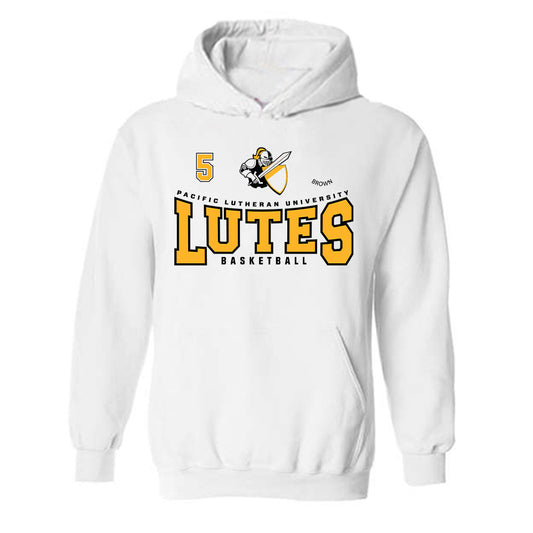 PLU - NCAA Men's Basketball : Julian Brown - Classic Fashion Shersey Hooded Sweatshirt