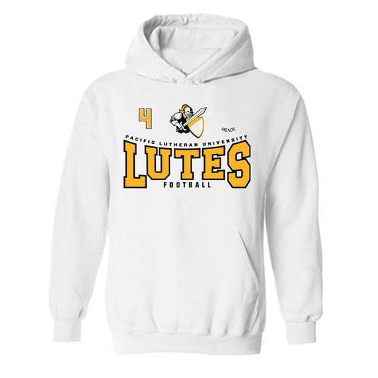 PLU - NCAA Football : Connor Meade - Classic Fashion Shersey Hooded Sweatshirt-0