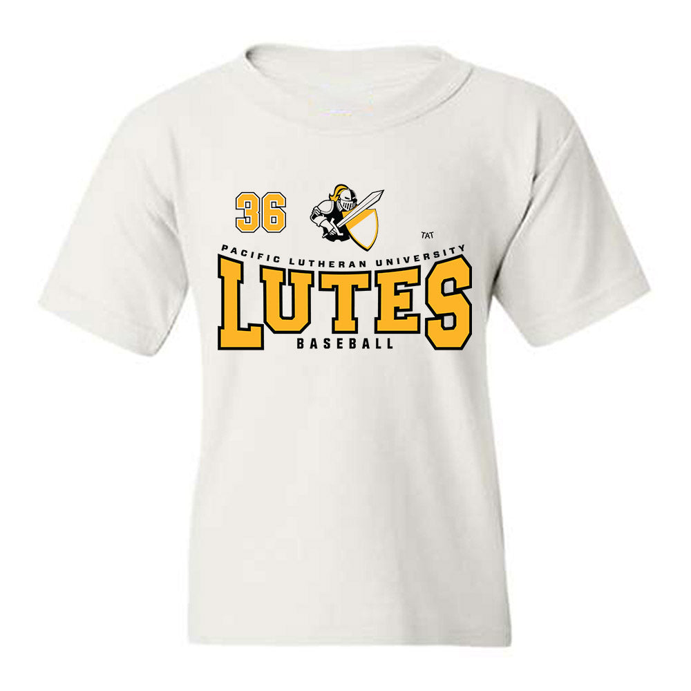 PLU - NCAA Baseball : Kyle Tat - Classic Fashion Shersey Youth T-Shirt-0