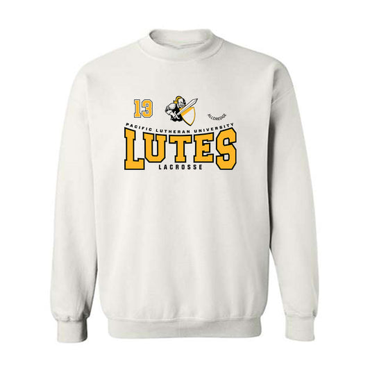 PLU - NCAA Women's Lacrosse : Taylee Alldredge - Classic Fashion Shersey Crewneck Sweatshirt