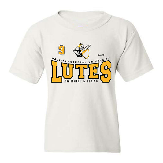 PLU - NCAA Men's Swimming & Diving : Emiliano Zuniga - Classic Fashion Shersey Youth T-Shirt