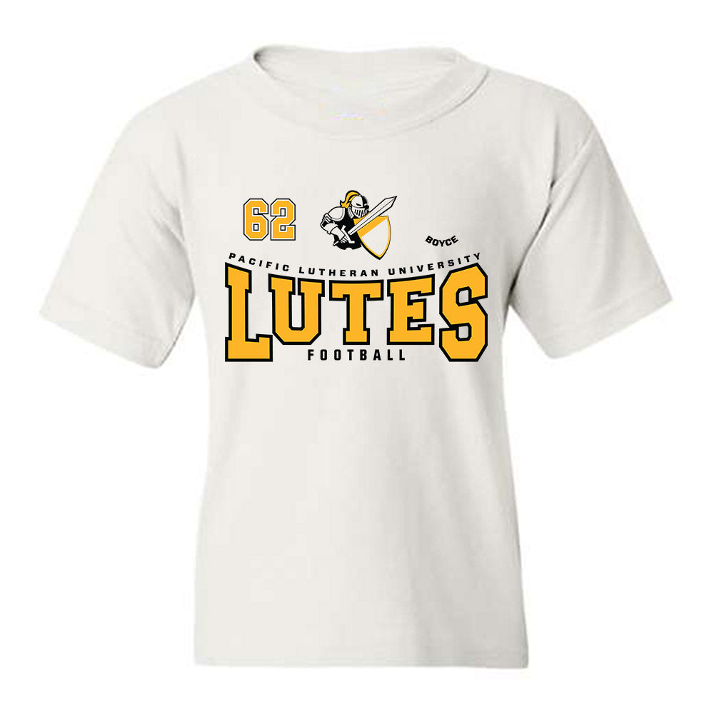 PLU - NCAA Football : Nathan Boyce - Classic Fashion Shersey Youth T-Shirt-0