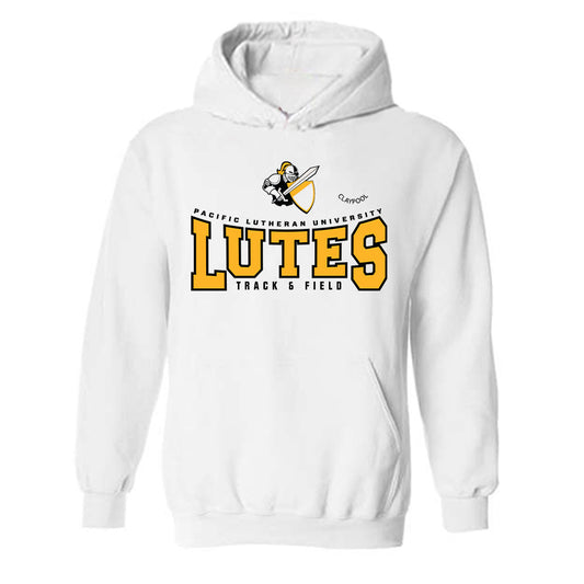 PLU - NCAA Men's Track & Field : Nicholas Claypool - Classic Fashion Shersey Hooded Sweatshirt-0