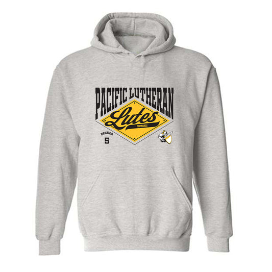 PLU - NCAA Football : Cole Becker - Classic Fashion Shersey Hooded Sweatshirt-0