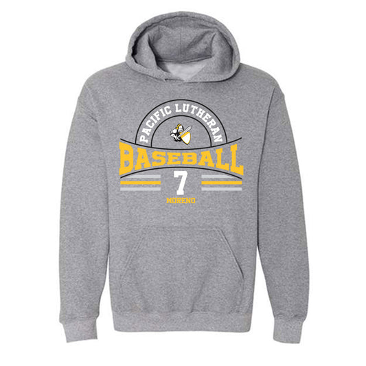 PLU - NCAA Baseball : Chris Moreno - Classic Fashion Shersey Hooded Sweatshirt