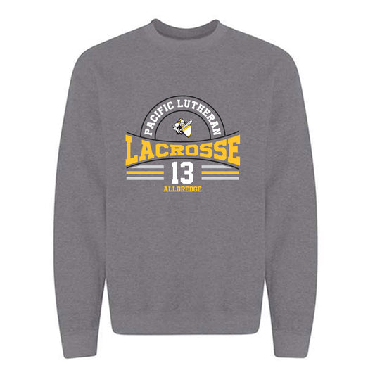 PLU - NCAA Women's Lacrosse : Taylee Alldredge - Classic Fashion Shersey Crewneck Sweatshirt