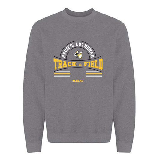 PLU - NCAA Men's Track & Field : kaiden schlag - Classic Fashion Shersey Crewneck Sweatshirt-0