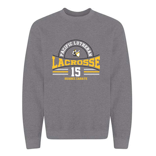 PLU - NCAA Women's Lacrosse : Daisy Suarez-Zarate - Classic Fashion Shersey Crewneck Sweatshirt-0