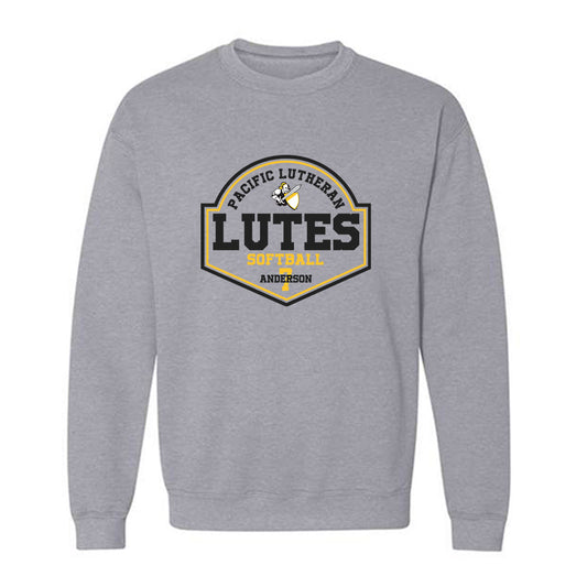 PLU - NCAA Softball : Maiya Anderson - Classic Fashion Shersey Crewneck Sweatshirt-0