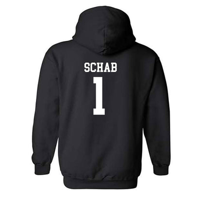 PLU - NCAA Women's Lacrosse : Auslyn Schab - Classic Shersey Hooded Sweatshirt-1
